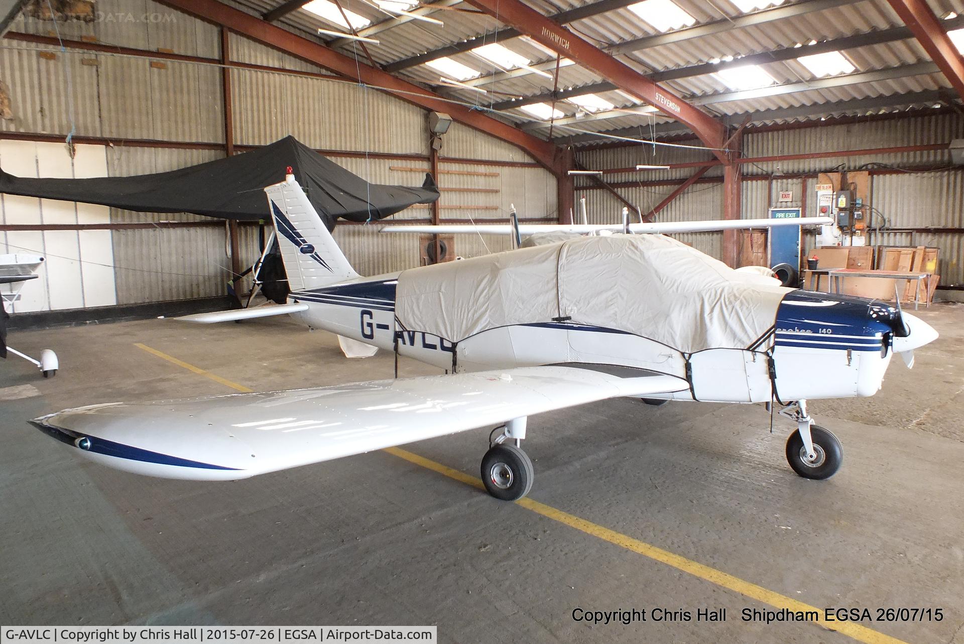 G-AVLC, 1967 Piper PA-28-140 Cherokee C/N 28-23178, at Shipdham airfield