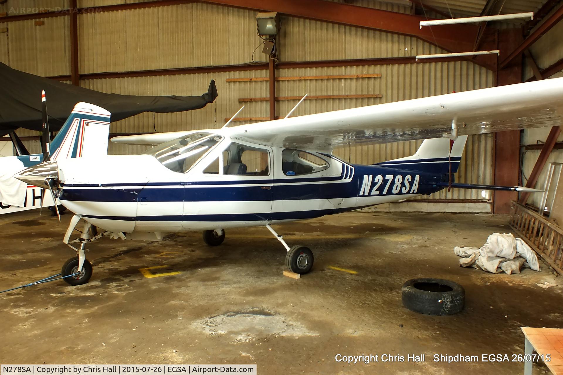 N278SA, 1974 Cessna 177RG Cardinal C/N 177RG0571, at Shipdham airfield