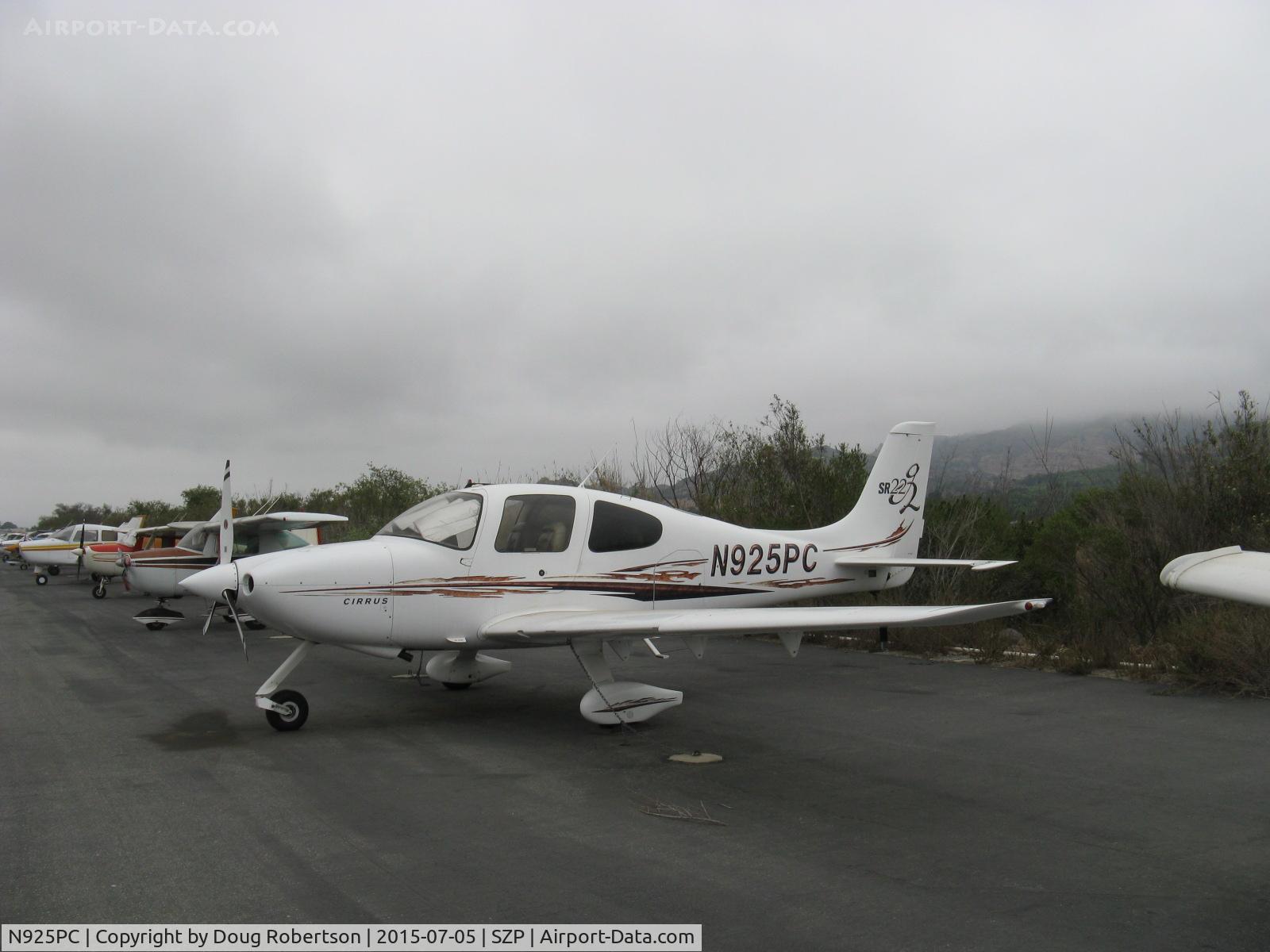 N925PC, 2005 Cirrus SR22 G2 C/N 1633, 2005 Cirrus SR22 G2, Continental IO-550 300 Hp