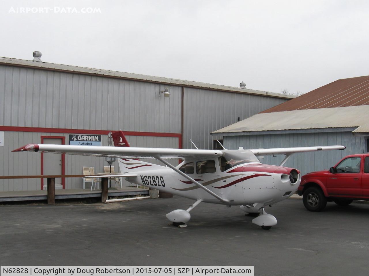 N62828, 2008 Cessna T182T Turbo Skylane C/N T18208867, 2008 Cessna T182T TURBO SKYLANE, Lycoming TIO-540-AK1A 235 Hp, at Ray's Aviation for maintenance