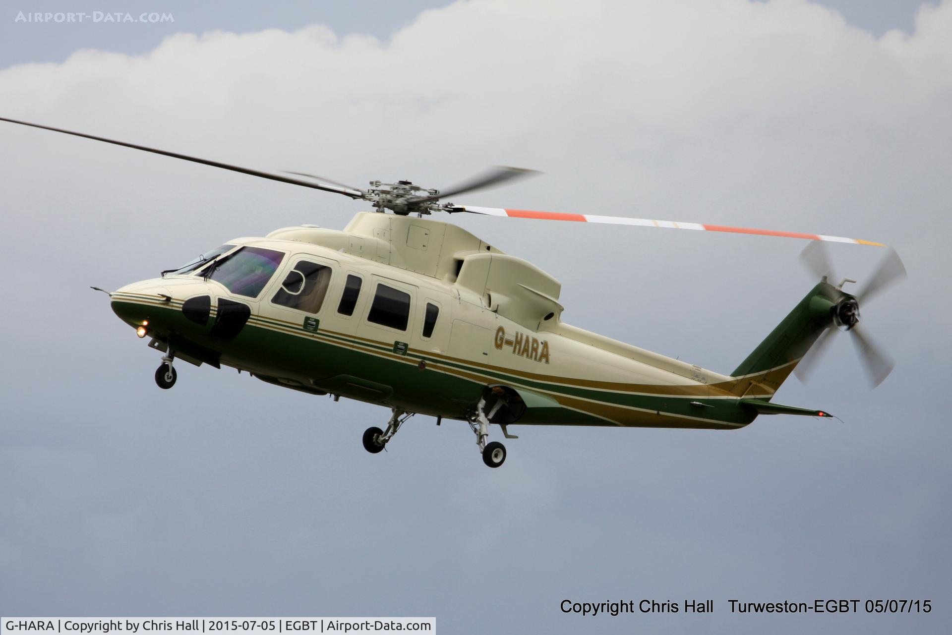 G-HARA, 2007 Sikorsky S-76C C/N 760684, ferrying race fans to the British F1 Grand Prix at Silverstone