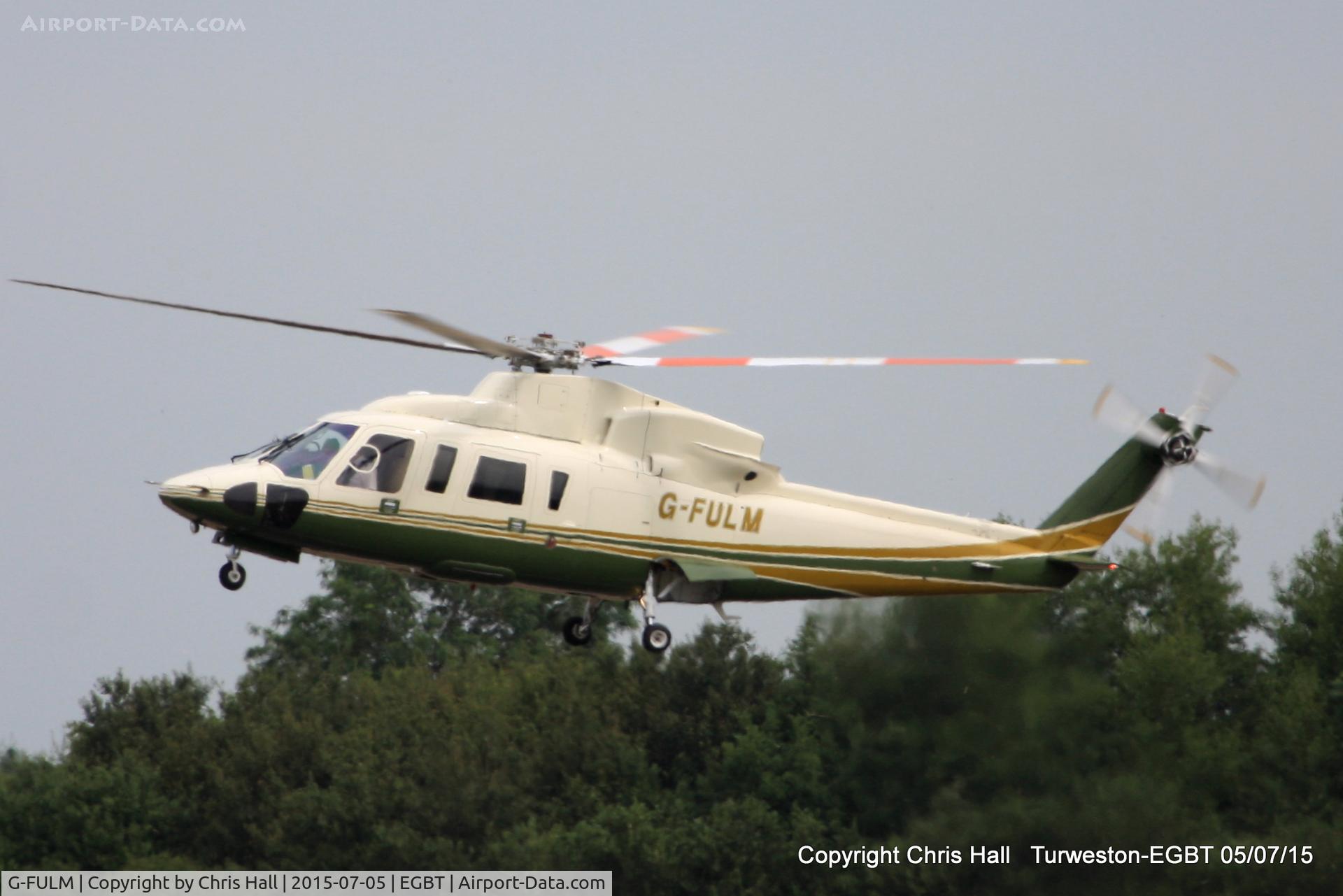 G-FULM, 2005 Sikorsky S-76C C/N 760583, ferrying race fans to the British F1 Grand Prix at Silverstone