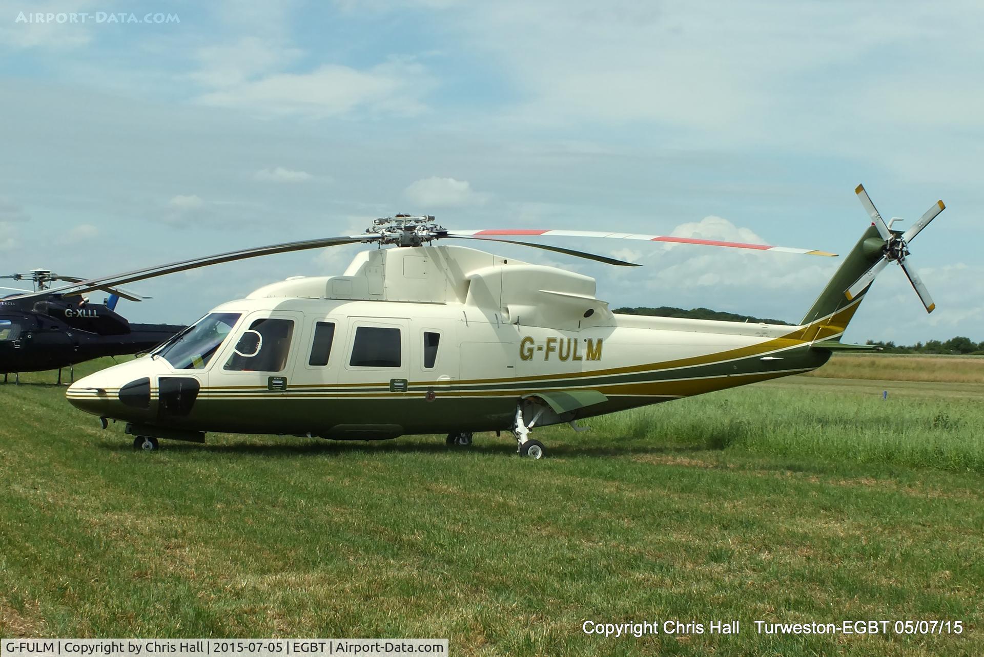 G-FULM, 2005 Sikorsky S-76C C/N 760583, ferrying race fans to the British F1 Grand Prix at Silverstone