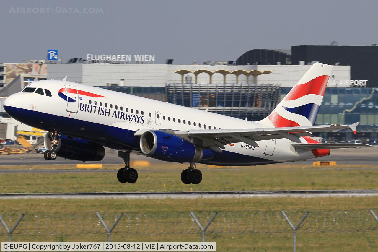 G-EUPG, 2000 Airbus A319-131 C/N 1222, British Airways