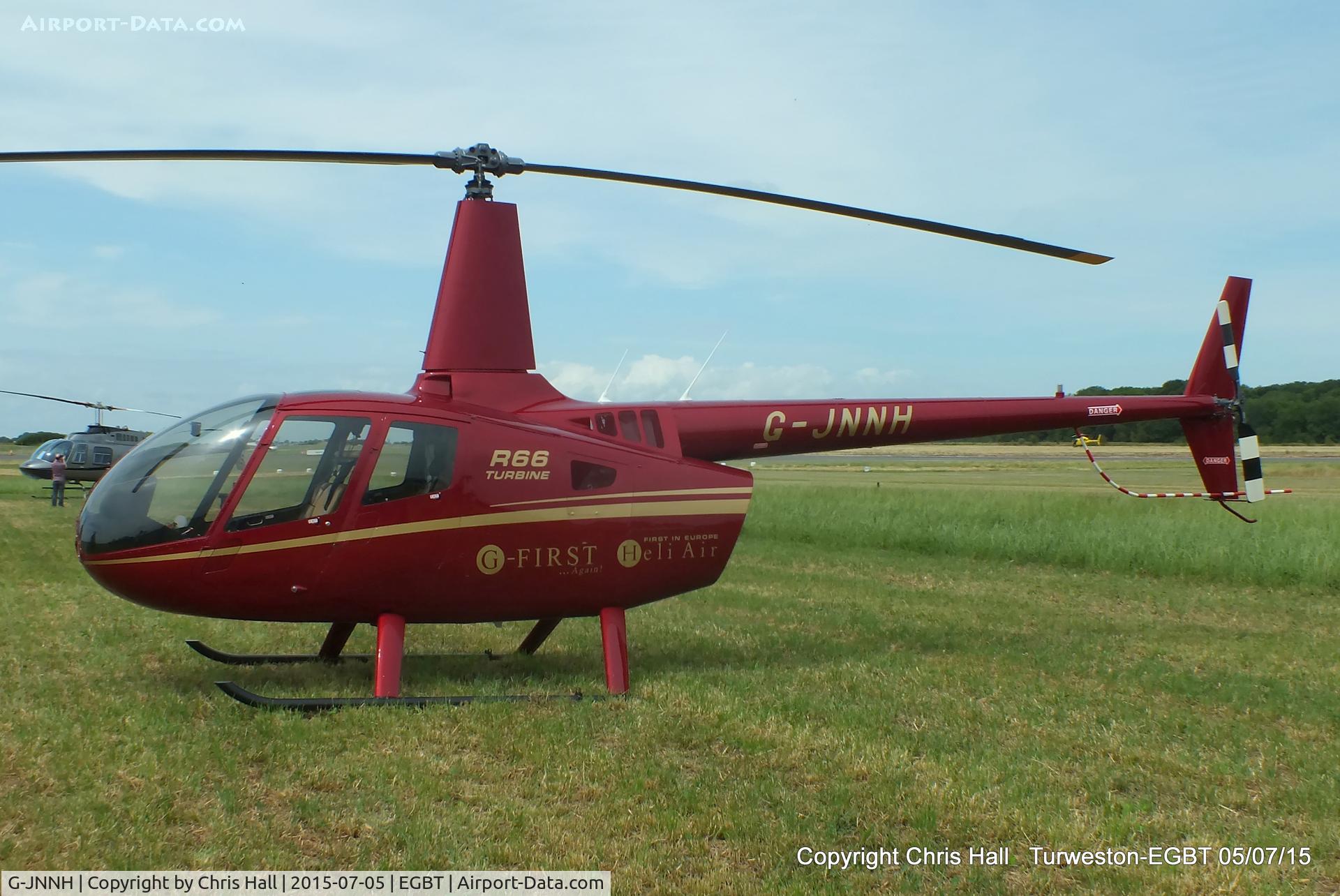 G-JNNH, 2011 Robinson R66 Turbine C/N 0016, ferrying race fans to the British F1 Grand Prix at Silverstone
