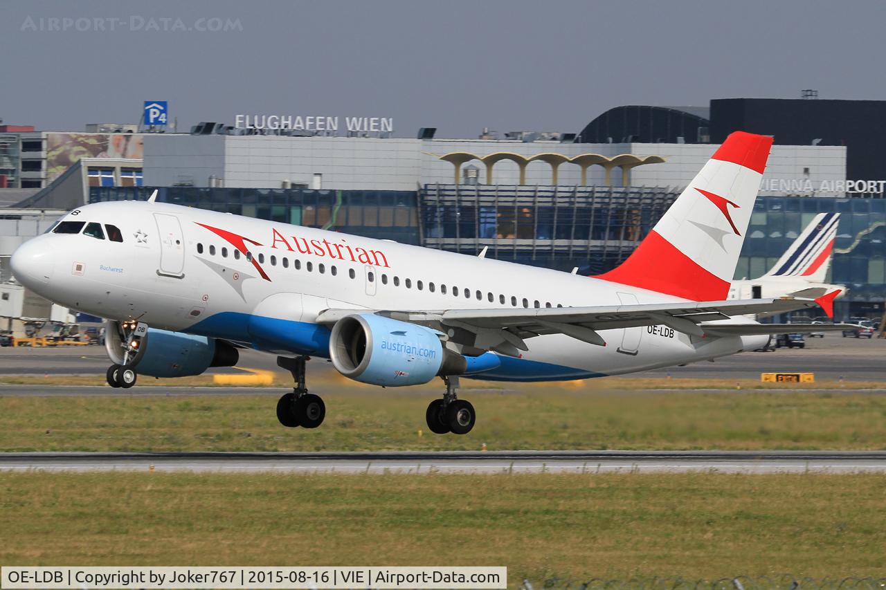 OE-LDB, 2004 Airbus A319-112 C/N 2174, Austrian Airlines
