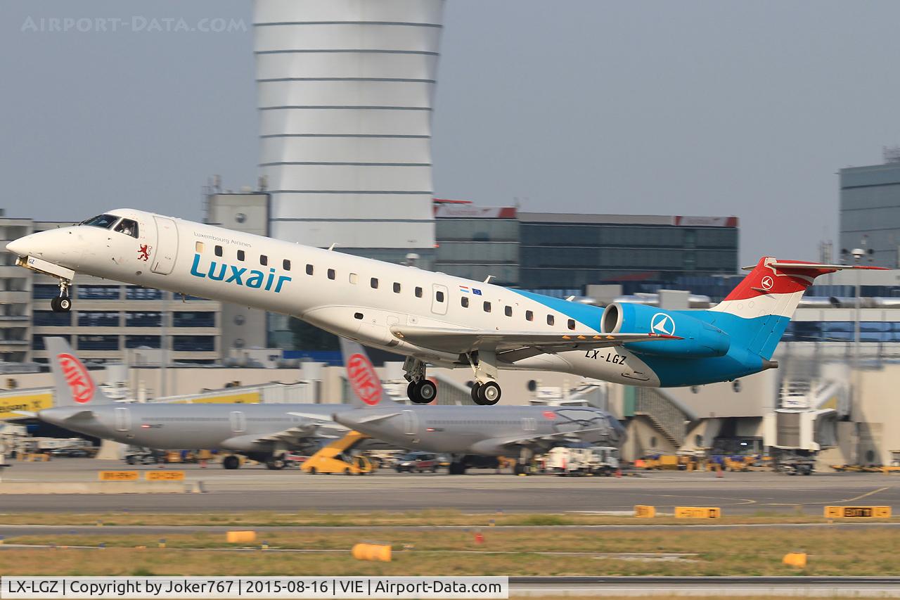 LX-LGZ, 2000 Embraer EMB-145LU (ERJ-145LU) C/N 145258, Luxair
