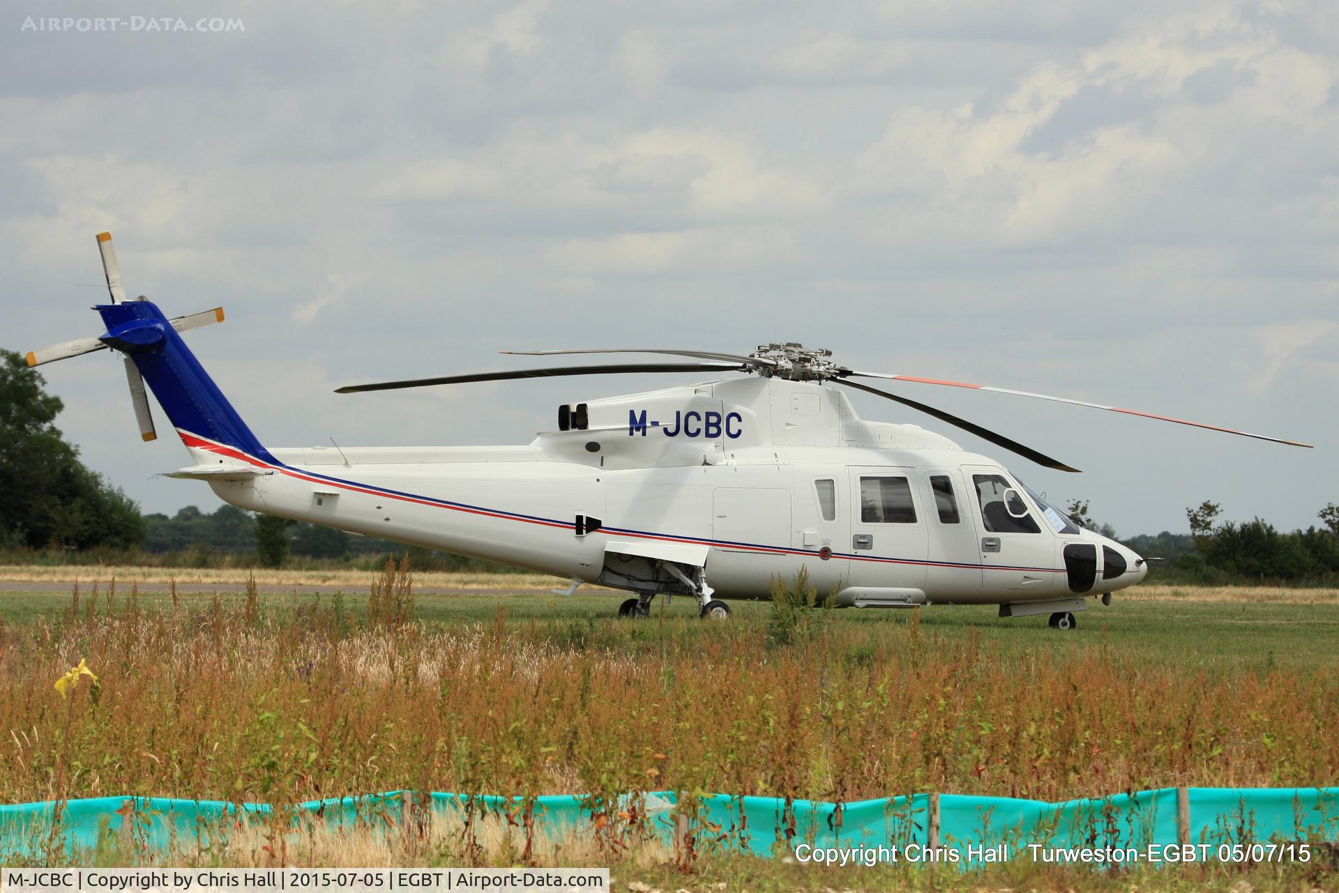 M-JCBC, 2006 Sikorsky S-76C C/N 760616, ferrying race fans to the British F1 Grand Prix at Silverstone