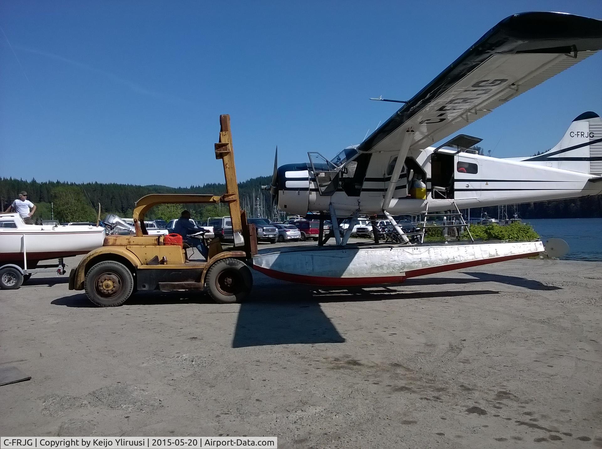 C-FRJG, 1964 De Havilland Canada DHC-2 MK. I C/N 1550, Coal Harbour launch system.
