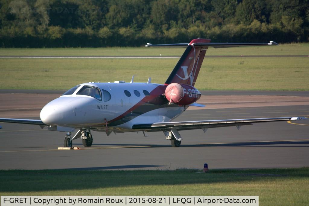F-GRET, 2008 Cessna 510 Citation Mustang Citation Mustang C/N 510-0141, Parked