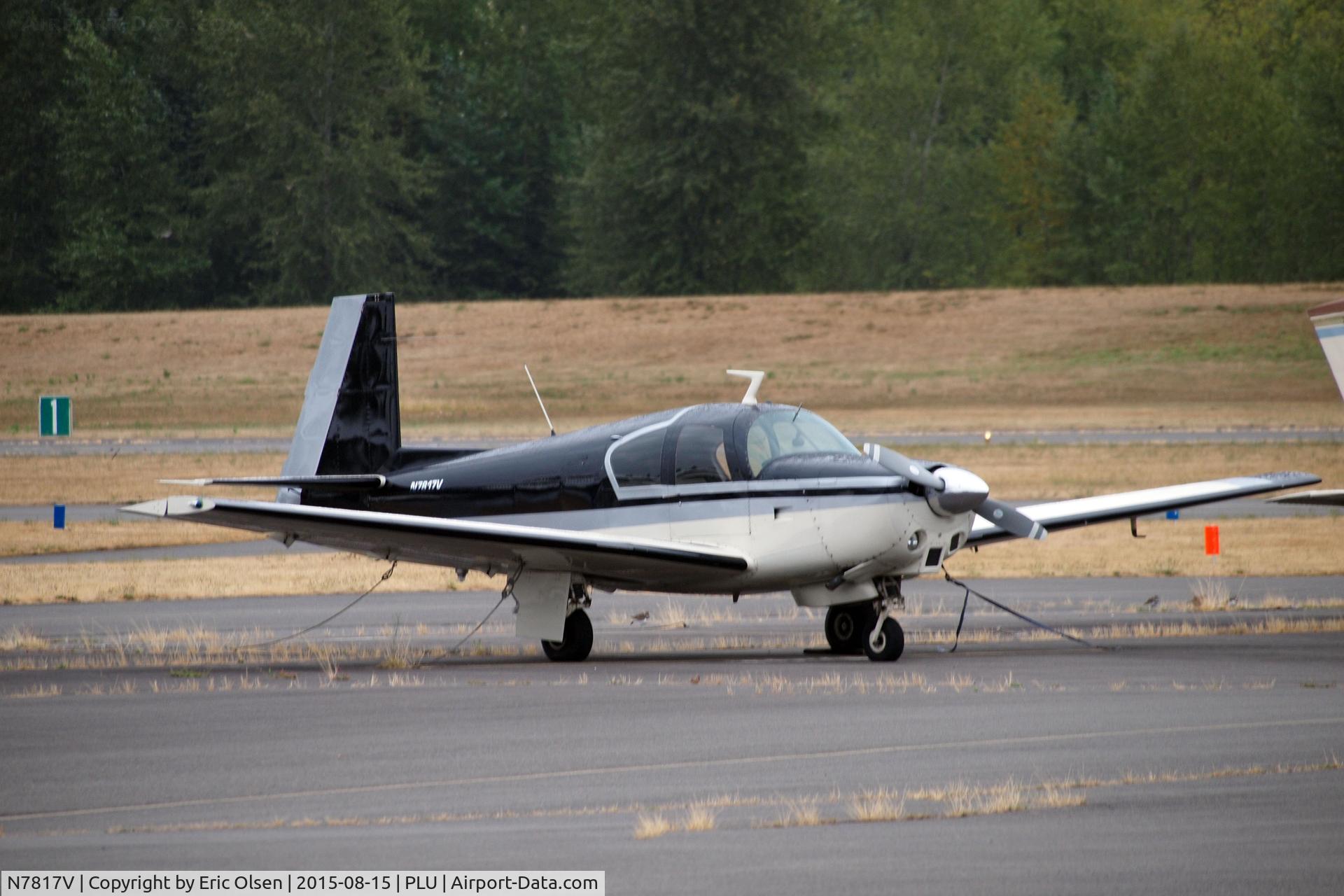 N7817V, 1964 Mooney M20C Ranger C/N 2801, Mooney parked at Thun Field