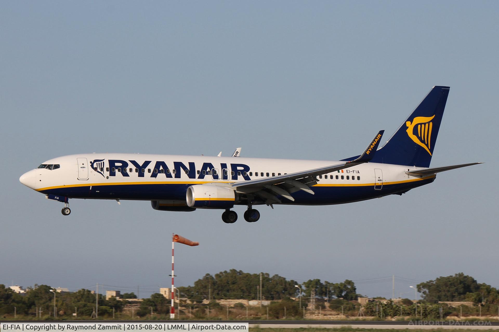 EI-FIA, 2015 Boeing 737-8AS C/N 44691, B737-800 EI-FIA Ryanair
