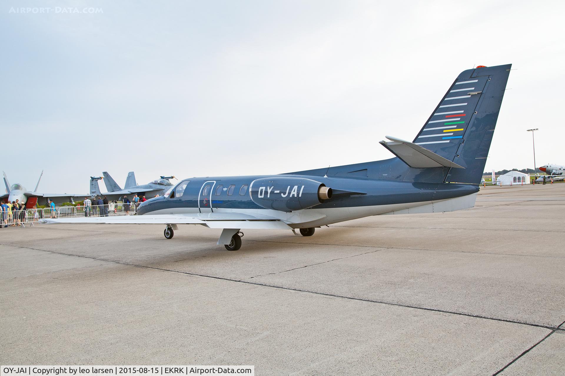 OY-JAI, 1974 Cessna 500 Citation I C/N 500-0193, Roskilde Air Show 15.8.15