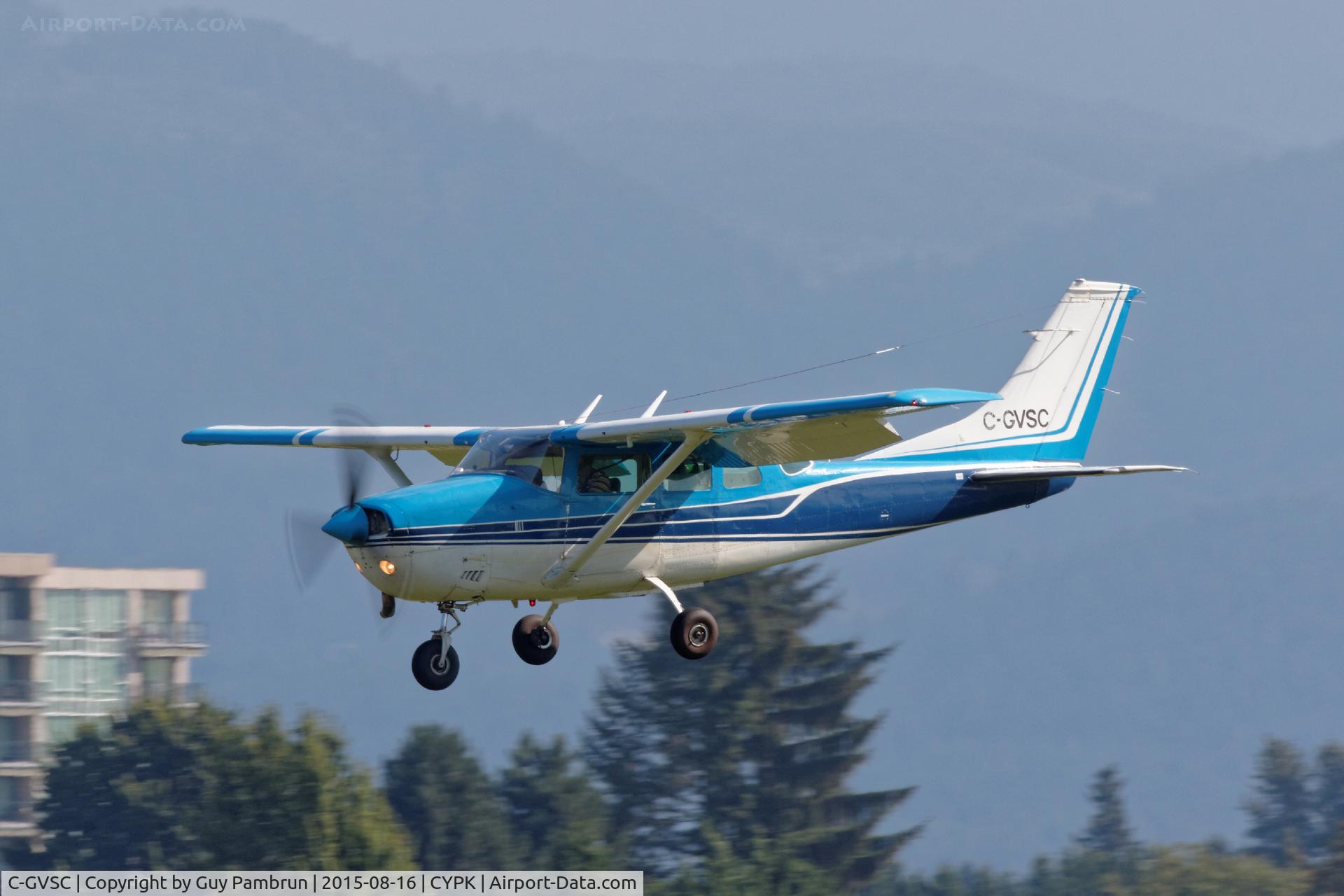 C-GVSC, 1973 Cessna TU206F Turbo Stationair C/N U20601955, Landing