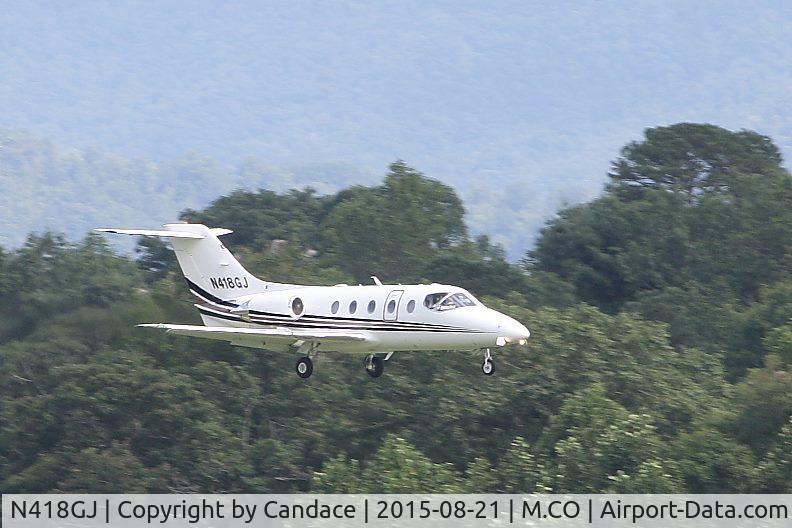 N418GJ, 2005 Raytheon Beechjet 400A C/N RK-418, Flew into Macon County Franklin North Carolina airport August 21, 2015.