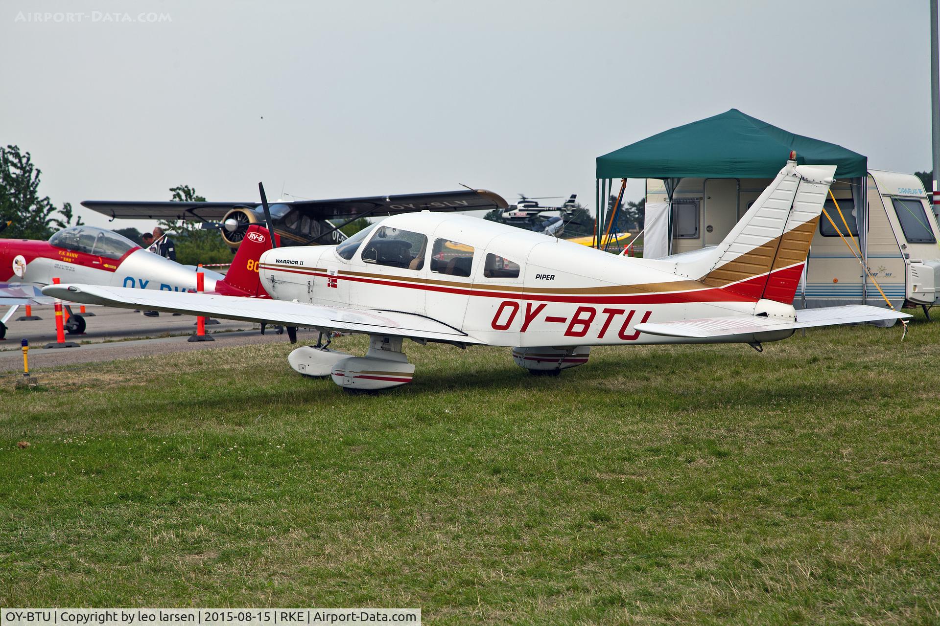OY-BTU, 1978 Piper PA-28-161 Warrior II C/N 28-7816374, Roskilde Air Show 15.8.15