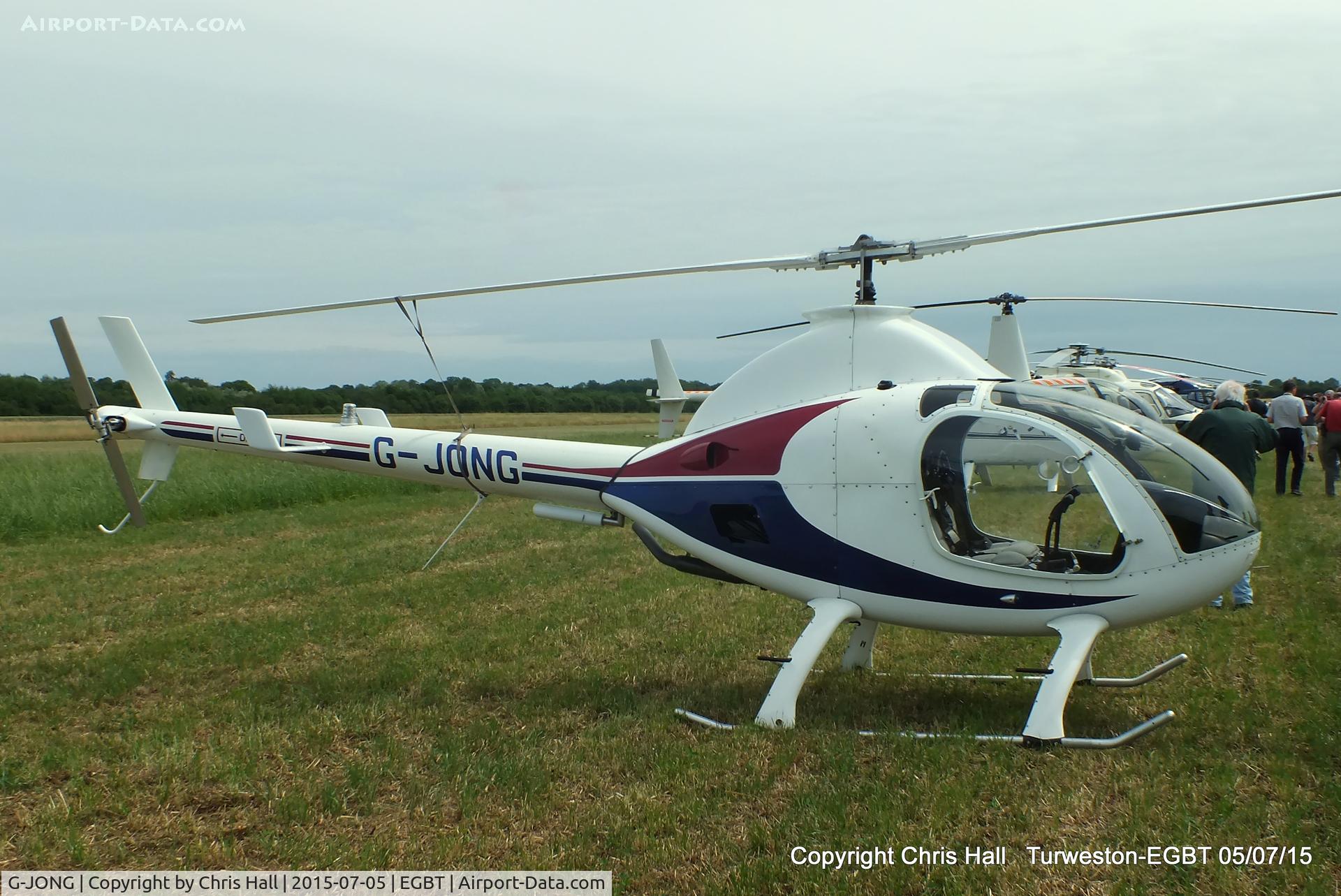 G-JONG, 2004 Rotorway Exec 162F C/N 6168, ferrying race fans to the British F1 Grand Prix at Silverstone