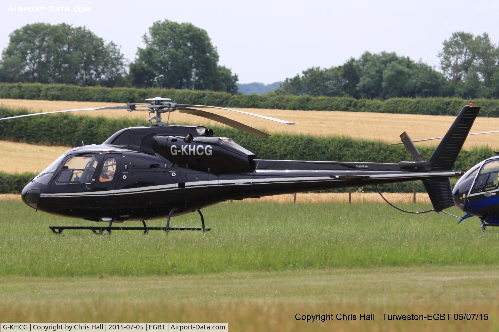 G-KHCG, 1982 Aerospatiale AS-355F-2 Ecureuil 2 C/N 5193, ferrying race fans to the British F1 Grand Prix at Silverstone