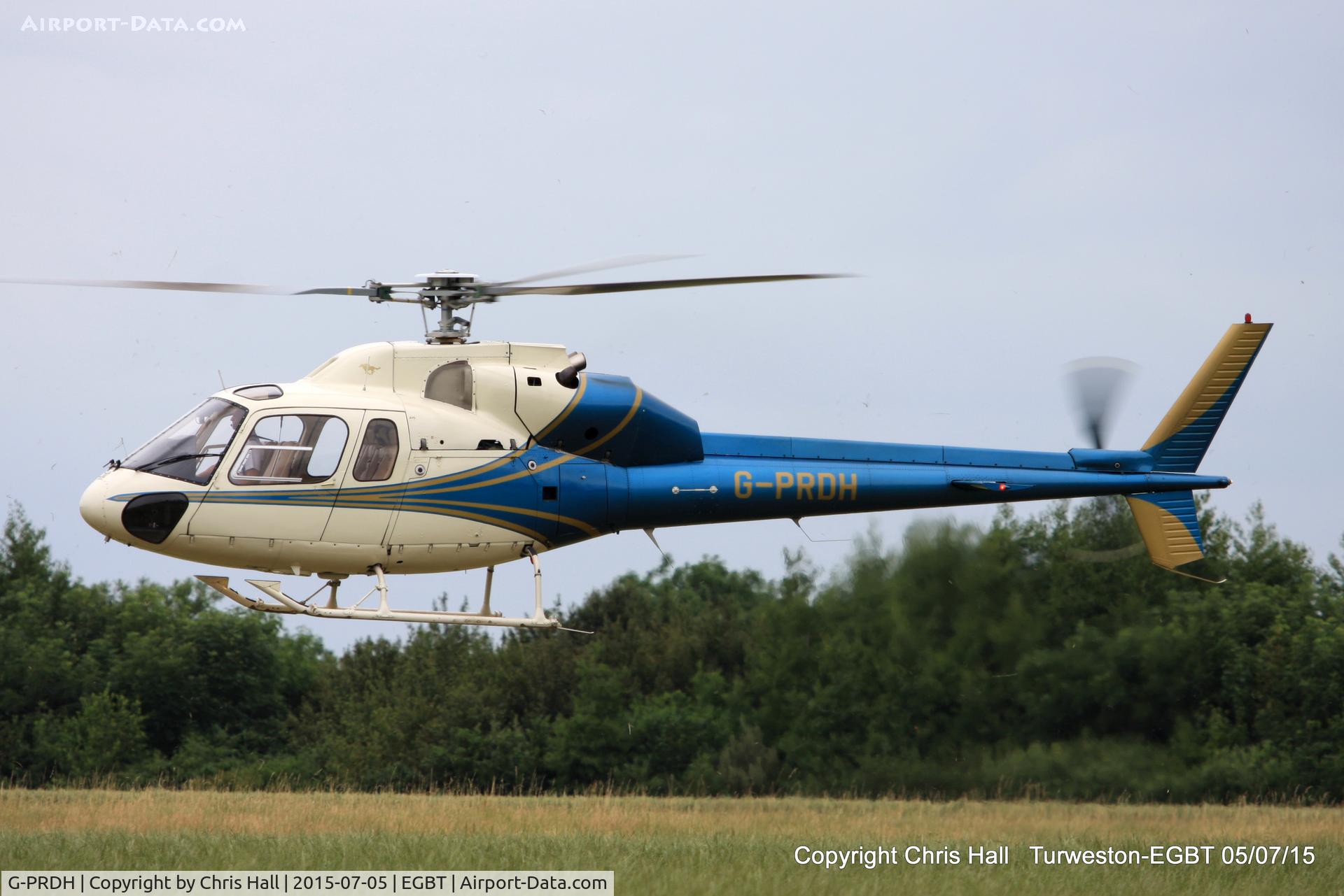 G-PRDH, 1987 Aerospatiale AS-355F-2 Ecureuil 2 C/N 5367, ferrying race fans to the British F1 Grand Prix at Silverstone