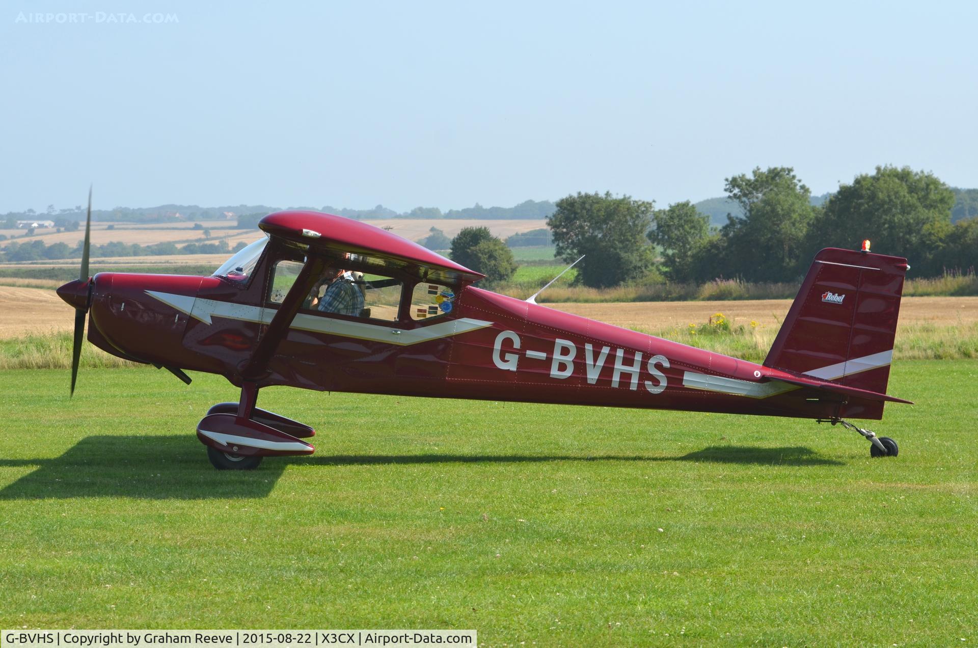 G-BVHS, 1994 Murphy Rebel C/N PFA 232-12180, About to depart from Northrepps.