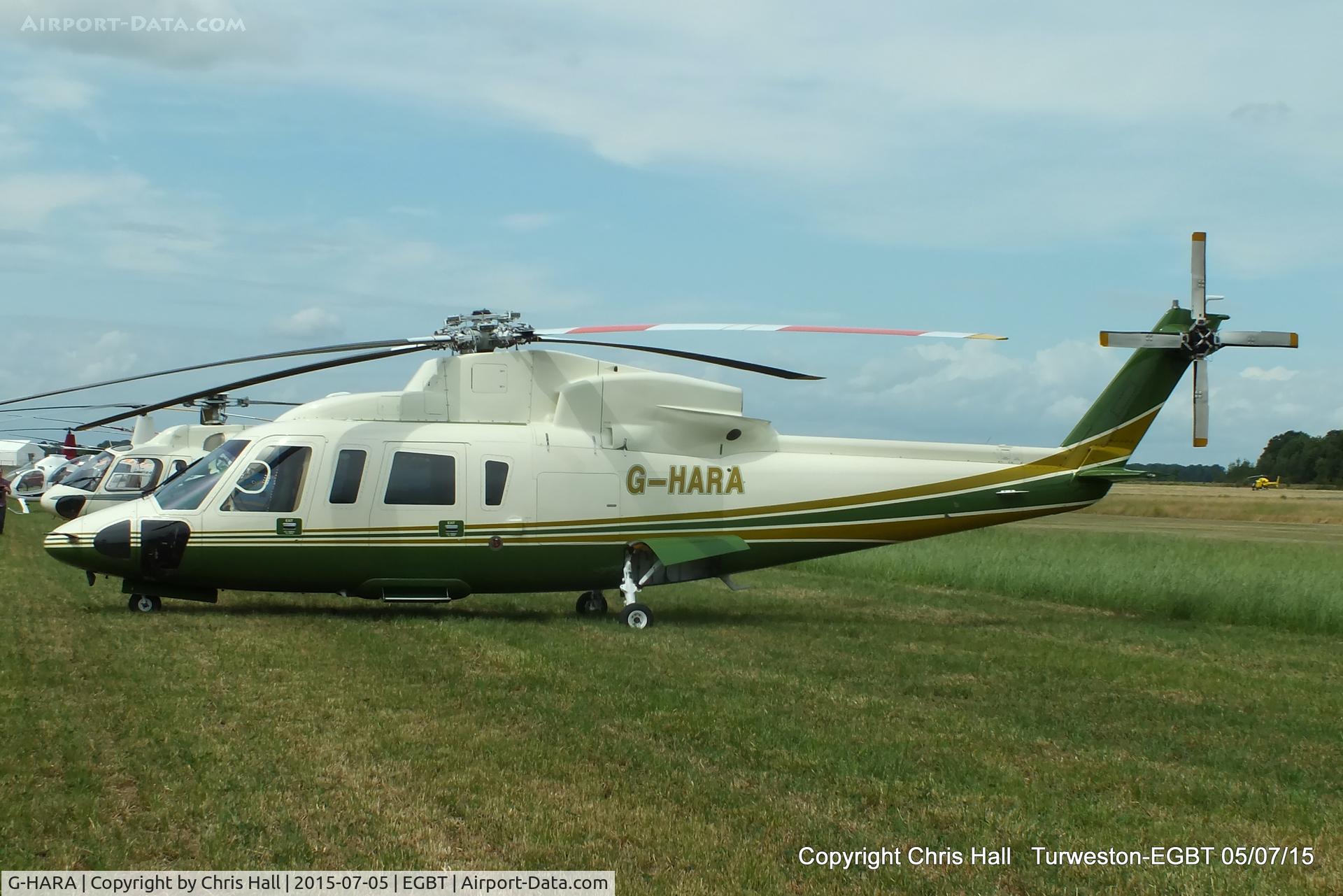 G-HARA, 2007 Sikorsky S-76C C/N 760684, ferrying race fans to the British F1 Grand Prix at Silverstone