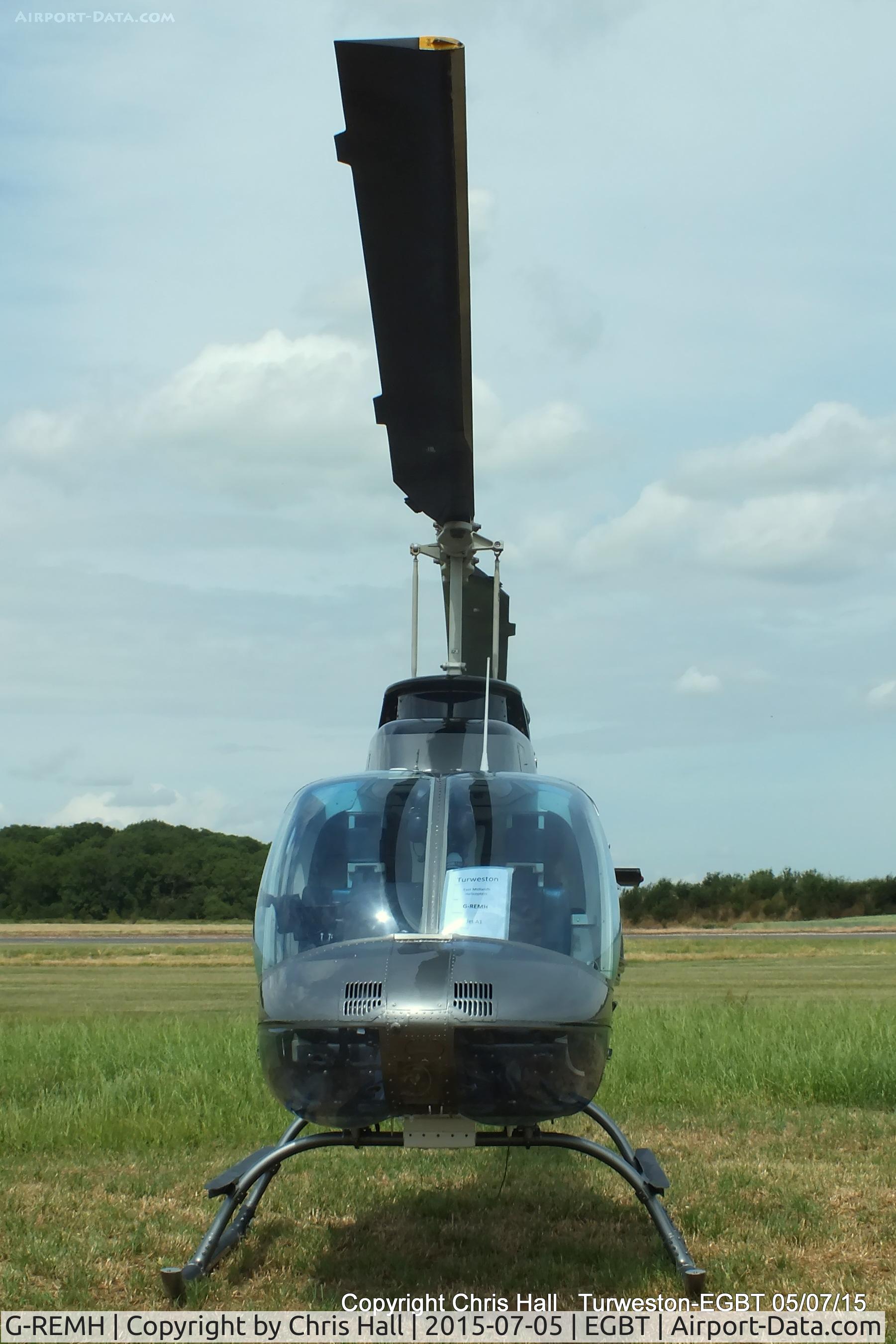 G-REMH, 2007 Bell 206B JetRanger III C/N 4626, ferrying race fans to the British F1 Grand Prix at Silverstone