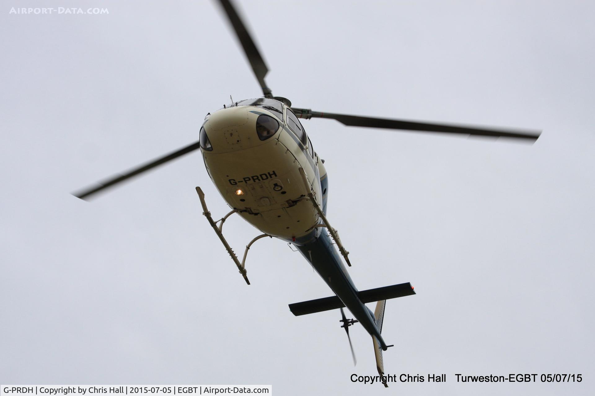 G-PRDH, 1987 Aerospatiale AS-355F-2 Ecureuil 2 C/N 5367, ferrying race fans to the British F1 Grand Prix at Silverstone