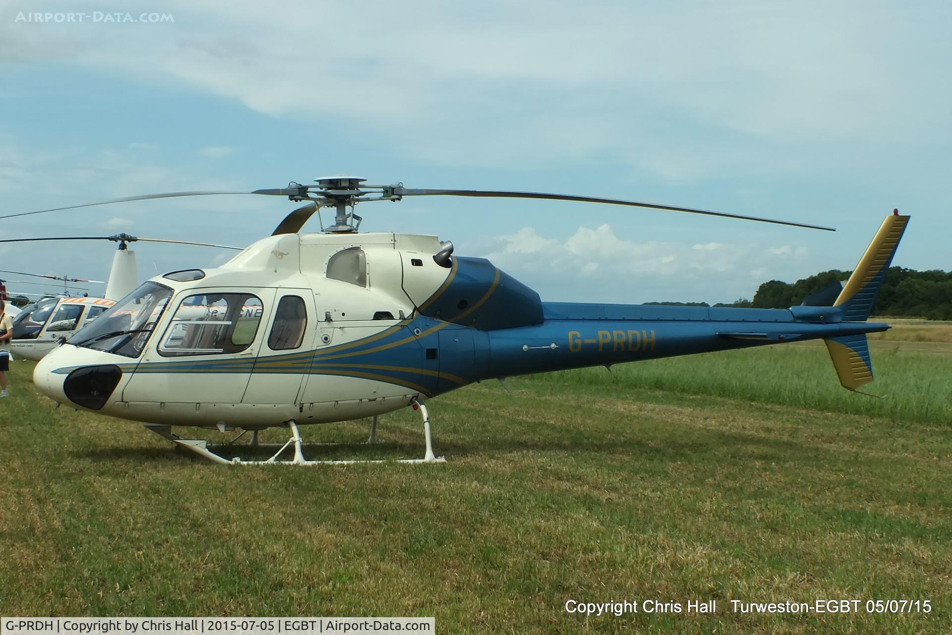 G-PRDH, 1987 Aerospatiale AS-355F-2 Ecureuil 2 C/N 5367, ferrying race fans to the British F1 Grand Prix at Silverstone