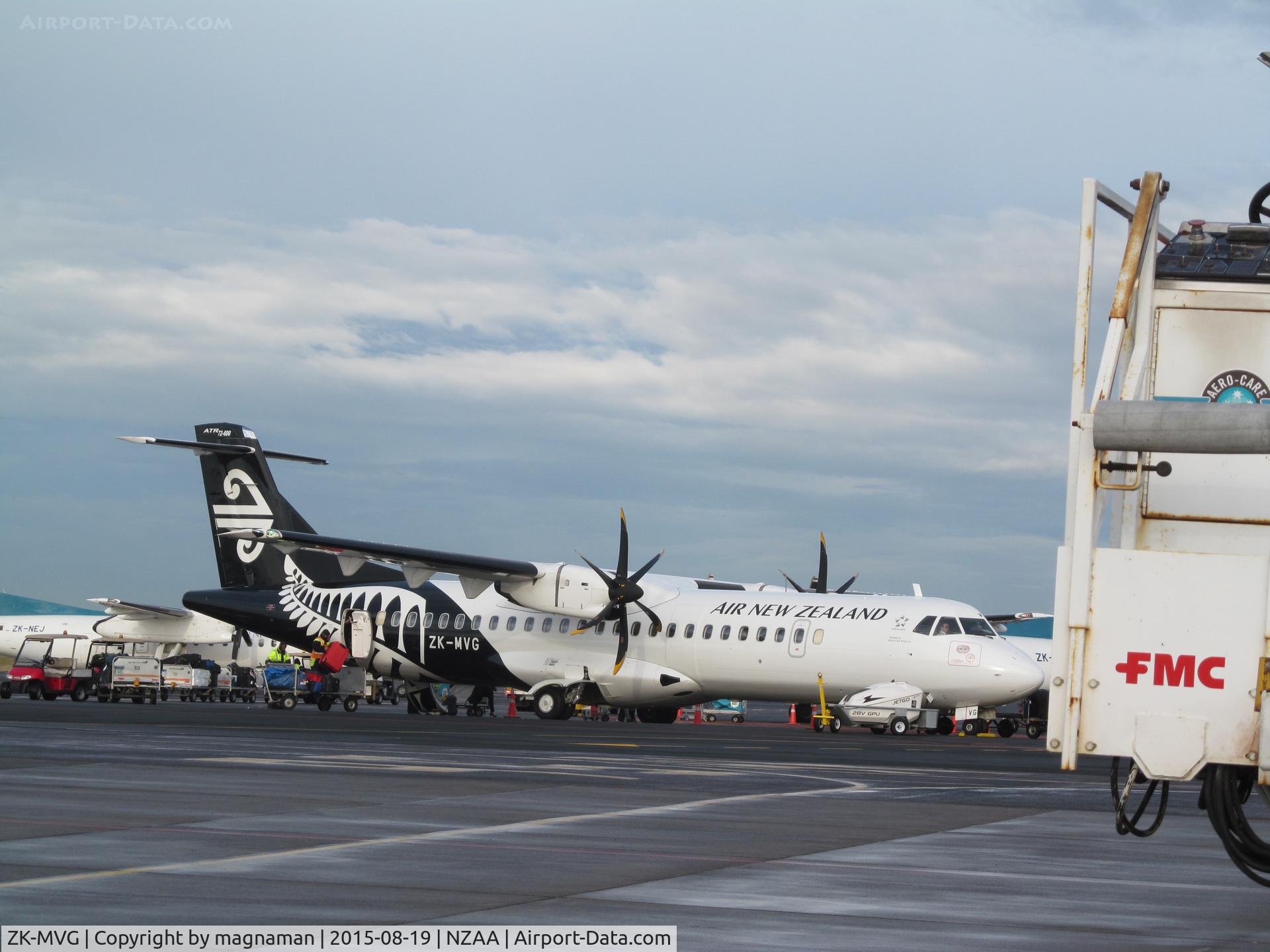 ZK-MVG, 2015 ATR 72-600 C/N 1264, Finally caught up with latest ATR to join Air NZ fleet.