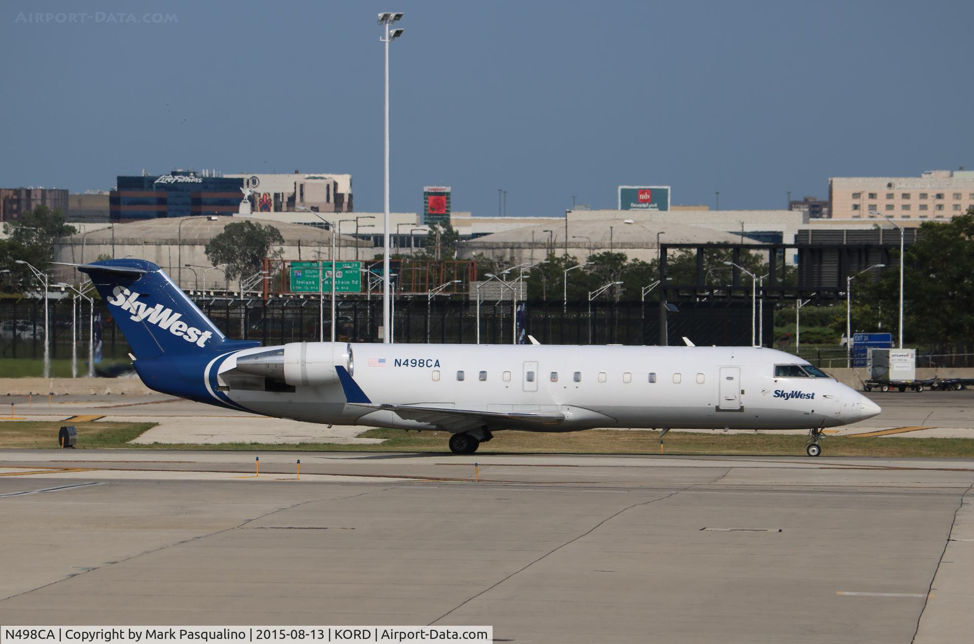 N498CA, 2003 Bombardier CRJ-200ER (CL-600-2B19) C/N 7792, CL-600-2B19