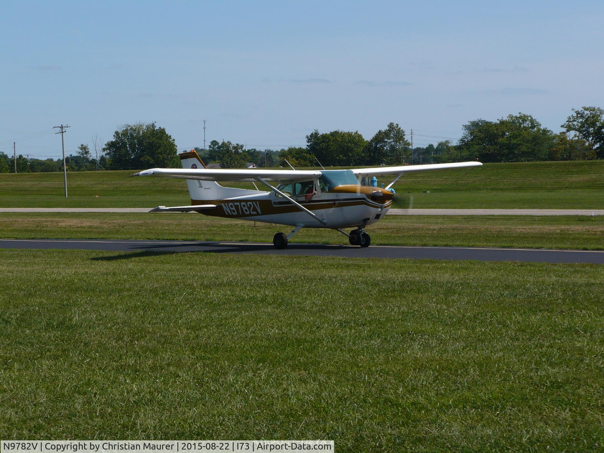 N9782V, 1974 Cessna 172M C/N 17264502, Cessna 172 After Landing