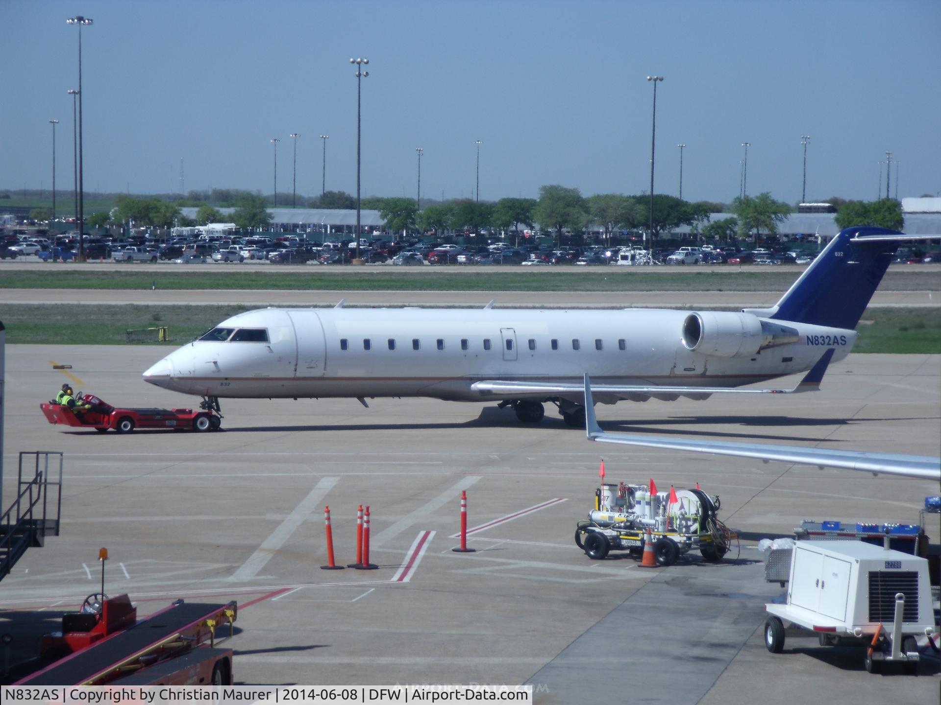 N832AS, 1998 Canadair CRJ-200ER (CL-600-2B19) C/N 7243, CRJ-200 Ex United Express