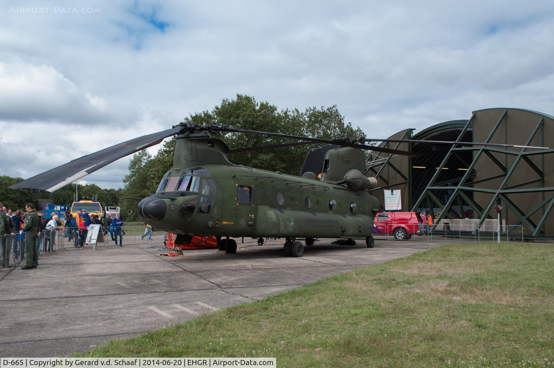 D-665, Boeing CH-47D Chinook C/N M.3665/NL-005, Gilze-Rijen, June 2014