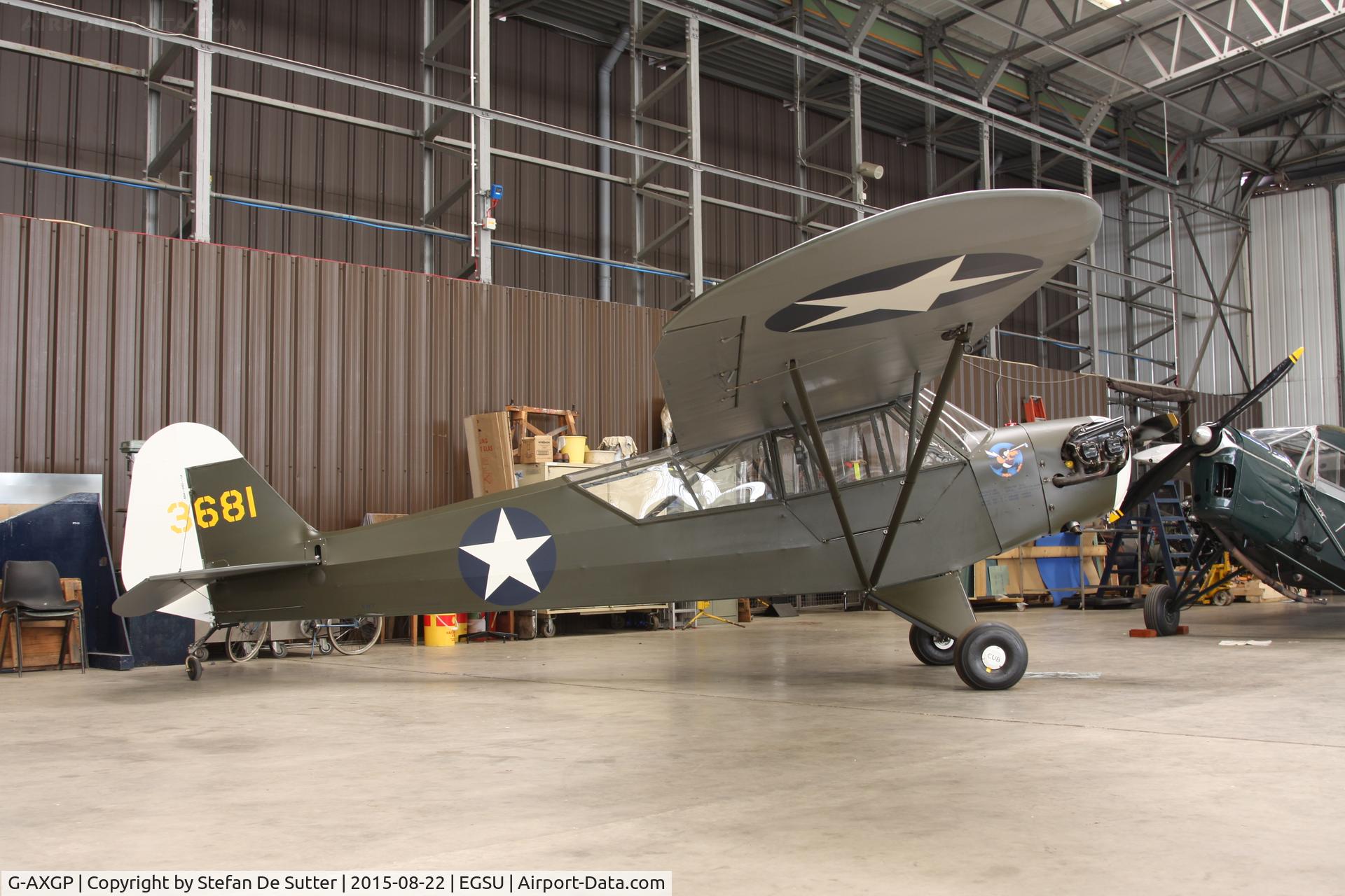 G-AXGP, 1942 Piper J3C-90 Cub C/N 9542, Duxford.