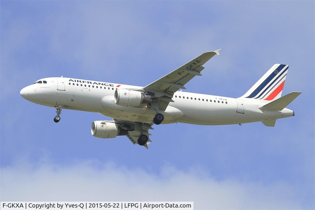 F-GKXA, 1991 Airbus A320-211 C/N 287, Airbus A320-211, Short approach rwy 27R, Roissy Charles De Gaulle Airport (LFPG-CDG)