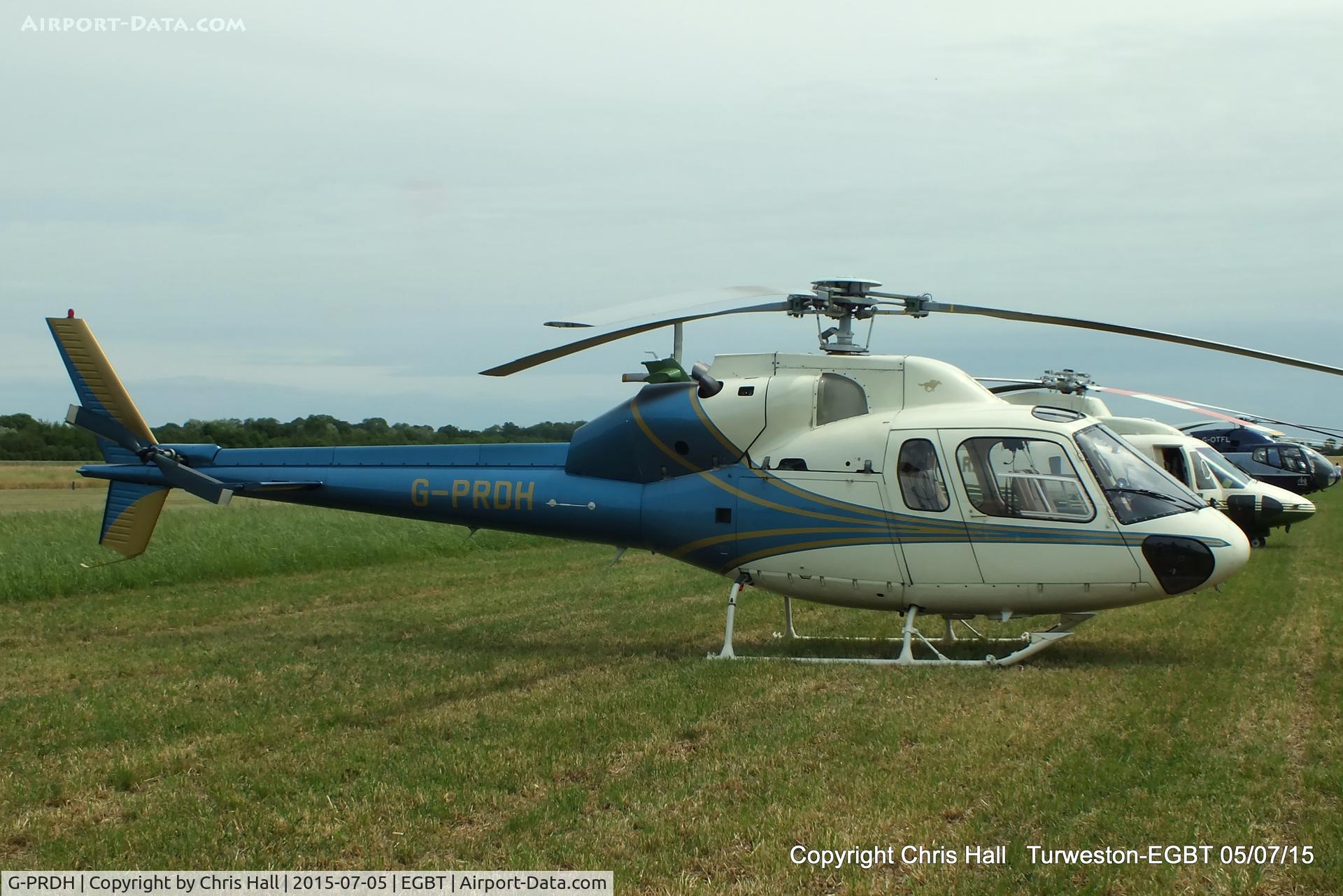 G-PRDH, 1987 Aerospatiale AS-355F-2 Ecureuil 2 C/N 5367, ferrying race fans to the British F1 Grand Prix at Silverstone