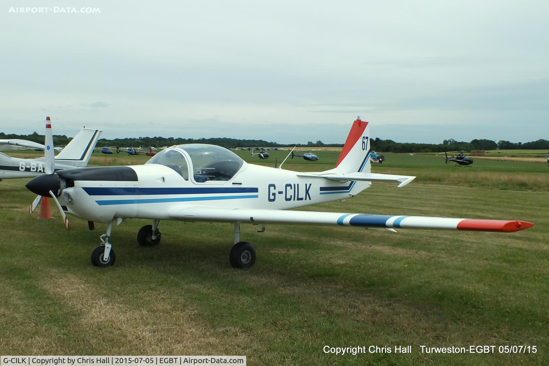 G-CILK, 1987 Slingsby T-67M-200 Firefly C/N 2040, at Turweston