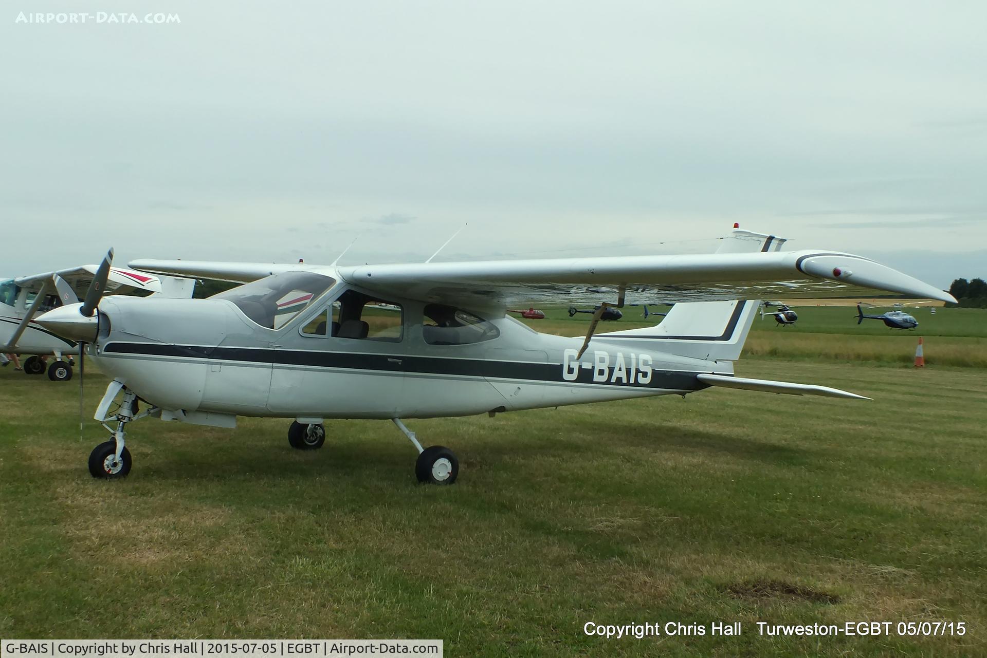 G-BAIS, 1973 Reims F177RG Cardinal RG C/N 0069, at Turweston