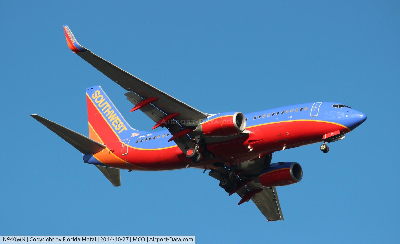 N940WN, 2009 Boeing 737-7H4 C/N 36900, Southwest