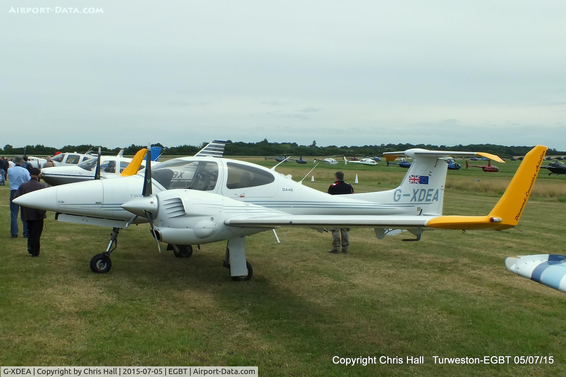 G-XDEA, 2006 Diamond DA-42 Twin Star C/N 42.AC012, at Turweston
