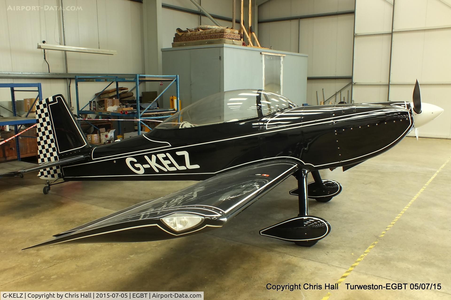 G-KELZ, 2003 Vans RV-8 C/N PFA 303-13665, at Turweston