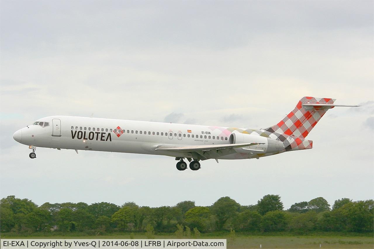 EI-EXA, 2003 Boeing 717-2BL C/N 55172, Boeing 717-2BL, On final rwy 25L, Brest-Bretagne Airport (LFRB-BES)