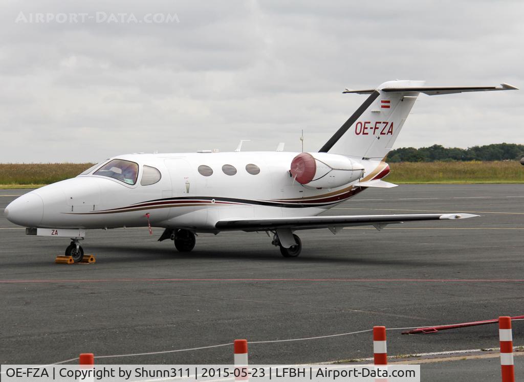 OE-FZA, 2008 Cessna 510 Citation Mustang Citation Mustang C/N 510-0144, Parked near the Control Tower...