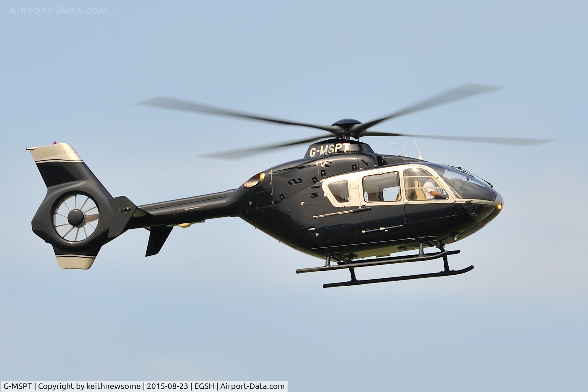 G-MSPT, 2004 Eurocopter EC-135T-2 C/N 0361, Nice return visitor.