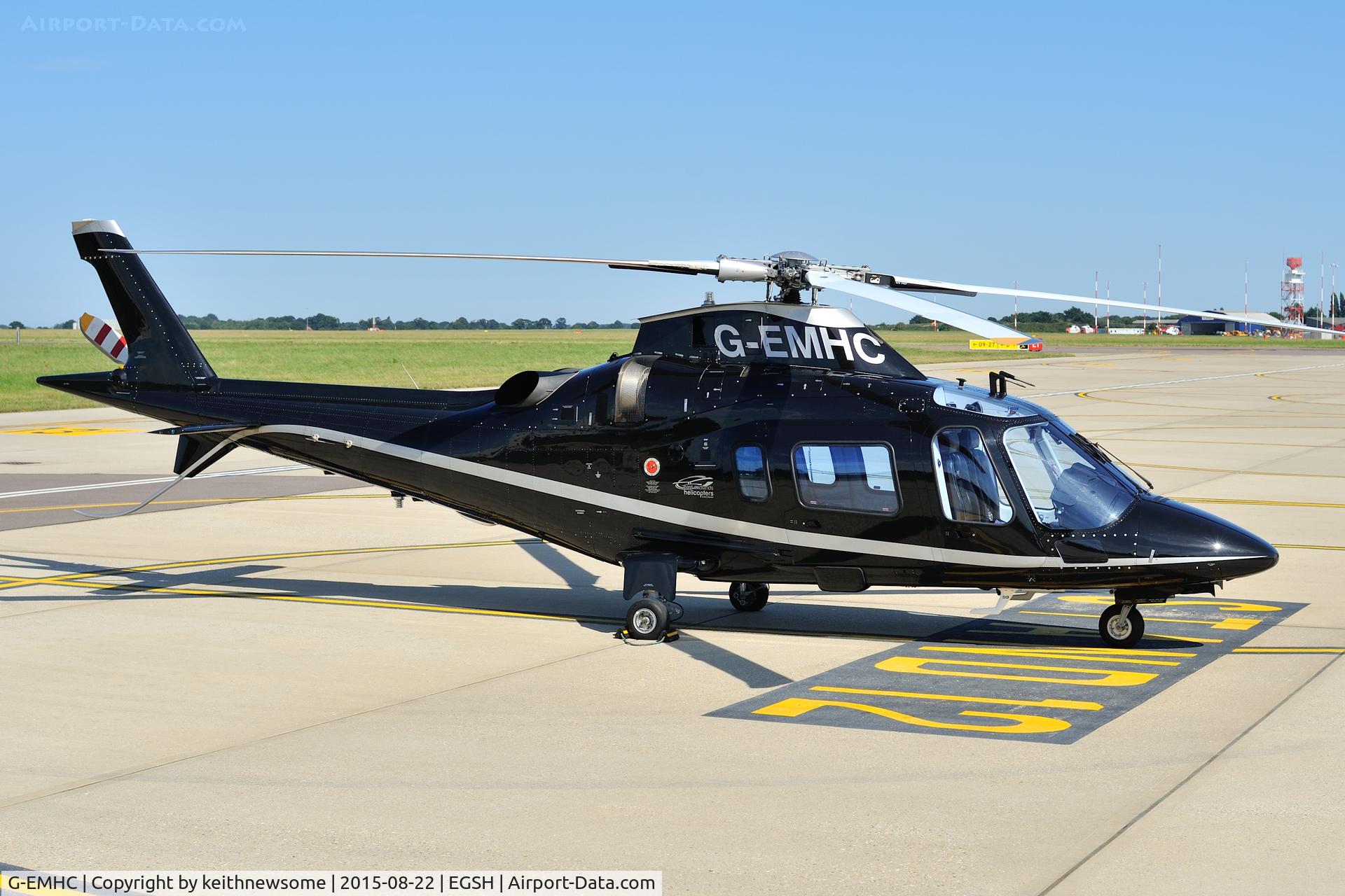 G-EMHC, 2008 Agusta A-109E Power C/N 11721, Nice visitor.