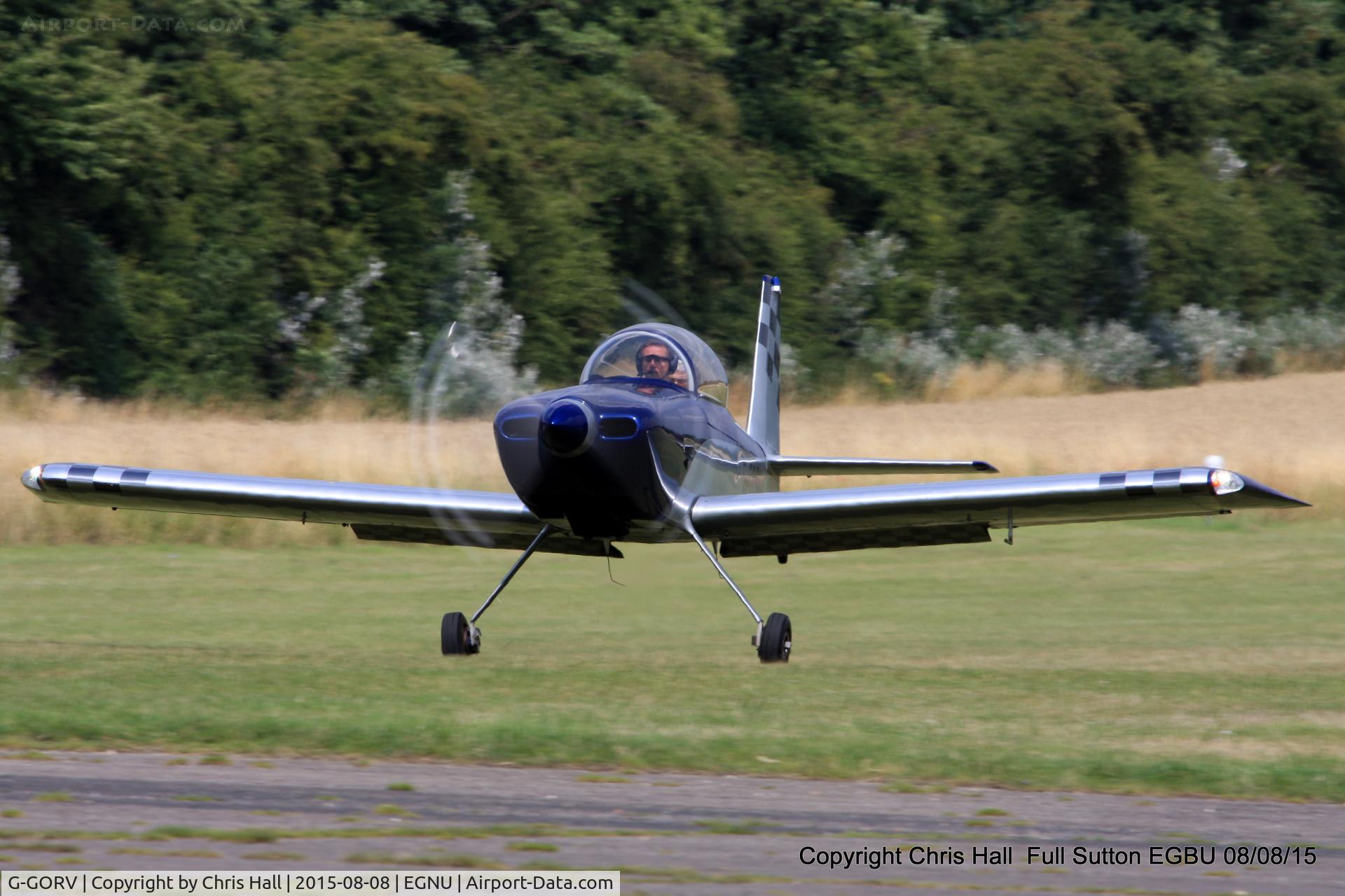 G-GORV, 2013 Vans RV-8 C/N LAA 303-14847, at the Vale of York LAA strut flyin, Full Sutton
