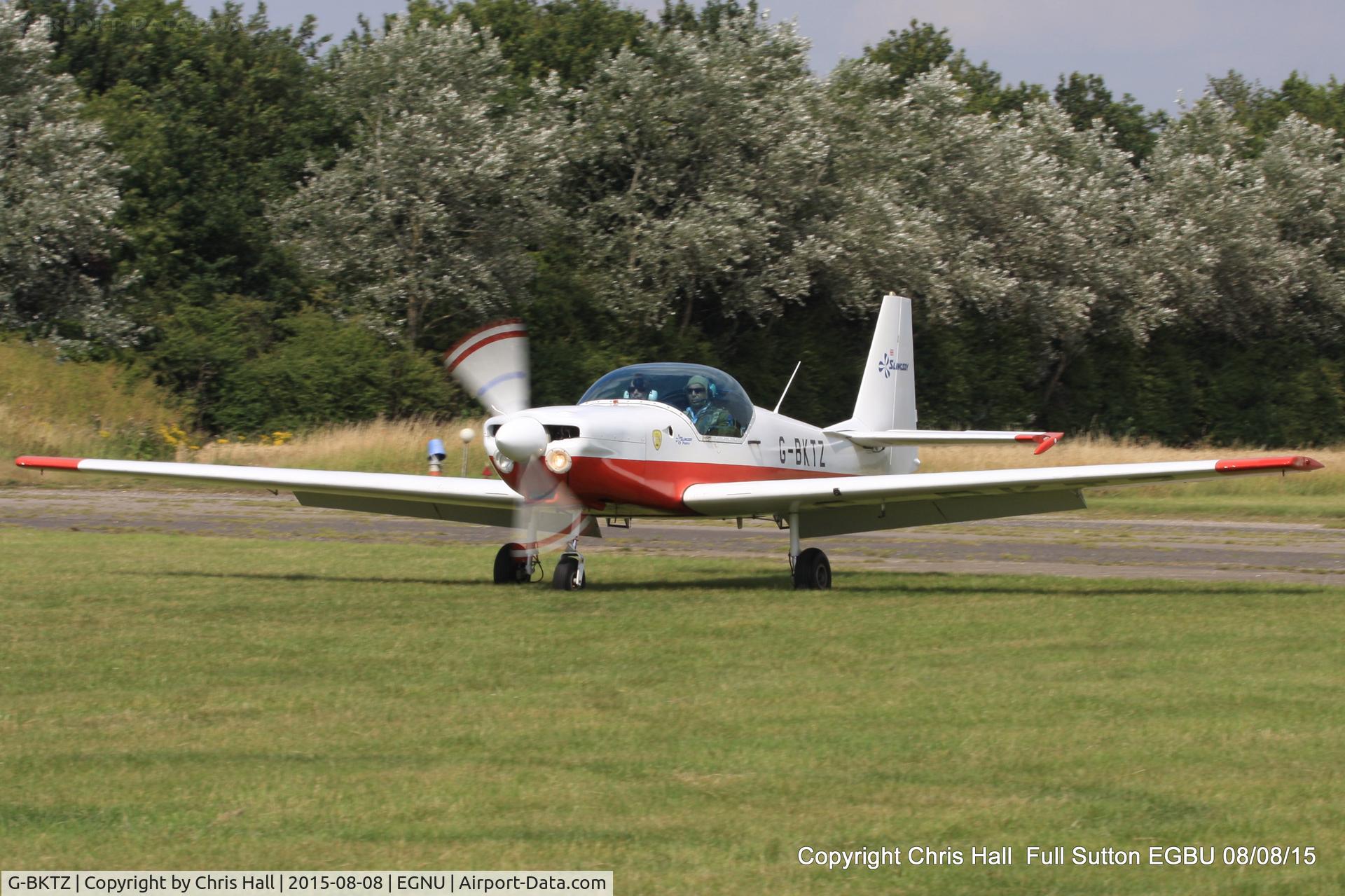 G-BKTZ, 1983 Slingsby T-67M Firefly C/N 2004, at the Vale of York LAA strut flyin, Full Sutton