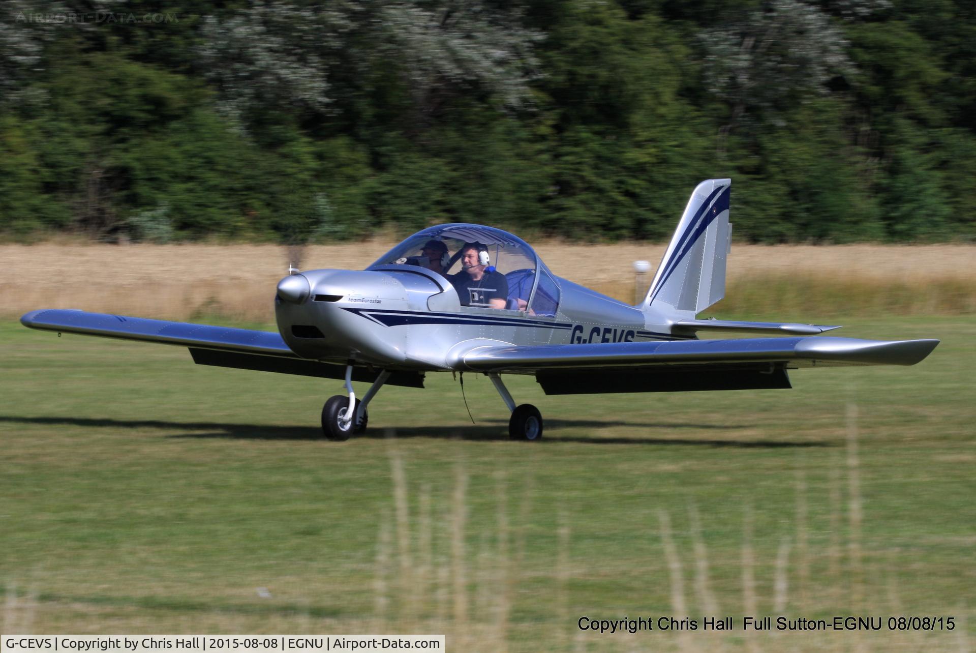 G-CEVS, 2007 Cosmik EV-97 TeamEurostar UK C/N 3102, at the Vale of York LAA strut flyin, Full Sutton