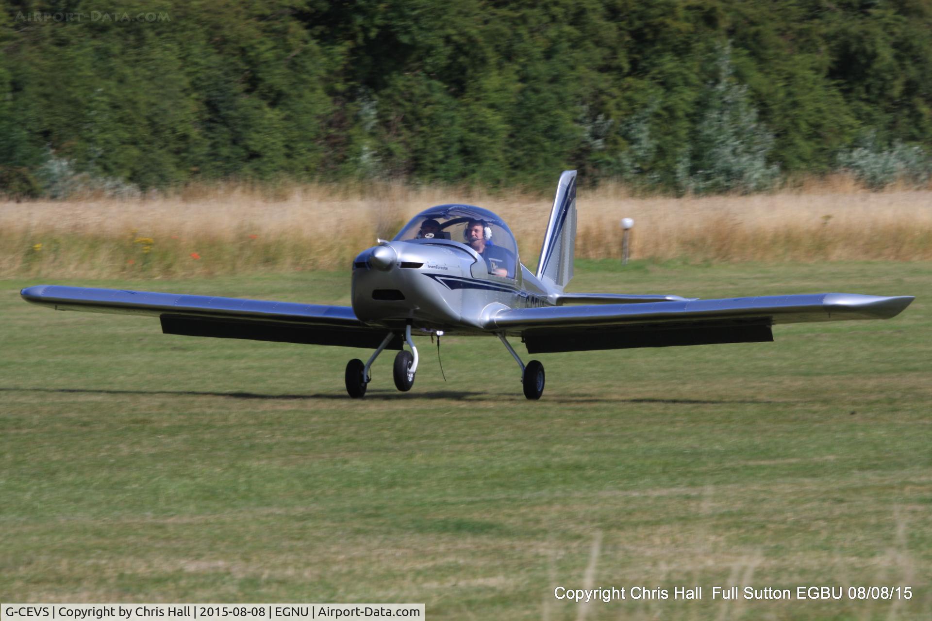 G-CEVS, 2007 Cosmik EV-97 TeamEurostar UK C/N 3102, at the Vale of York LAA strut flyin, Full Sutton