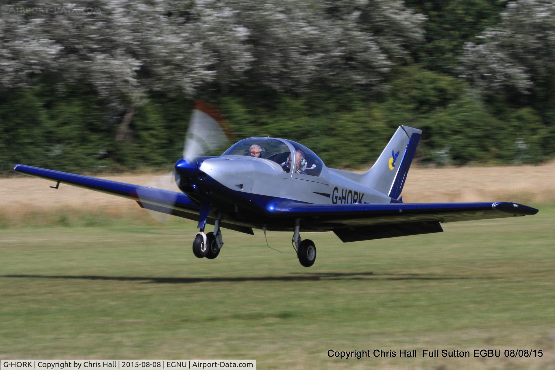 G-HORK, 2007 Alpi Aviation Pioneer 300 Hawk C/N PFA 330A-14741, at the Vale of York LAA strut flyin, Full Sutton